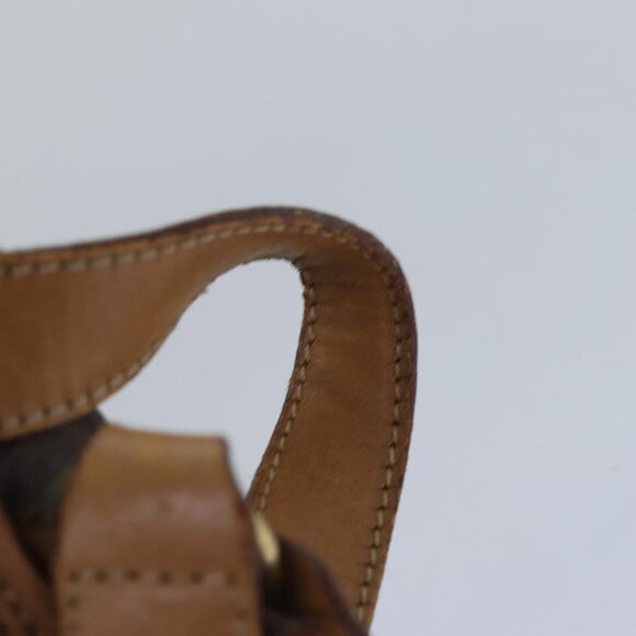 CELINE Macadam Canvas Shoulder Bag Pvc Leather Brown - Picture 8 of 12